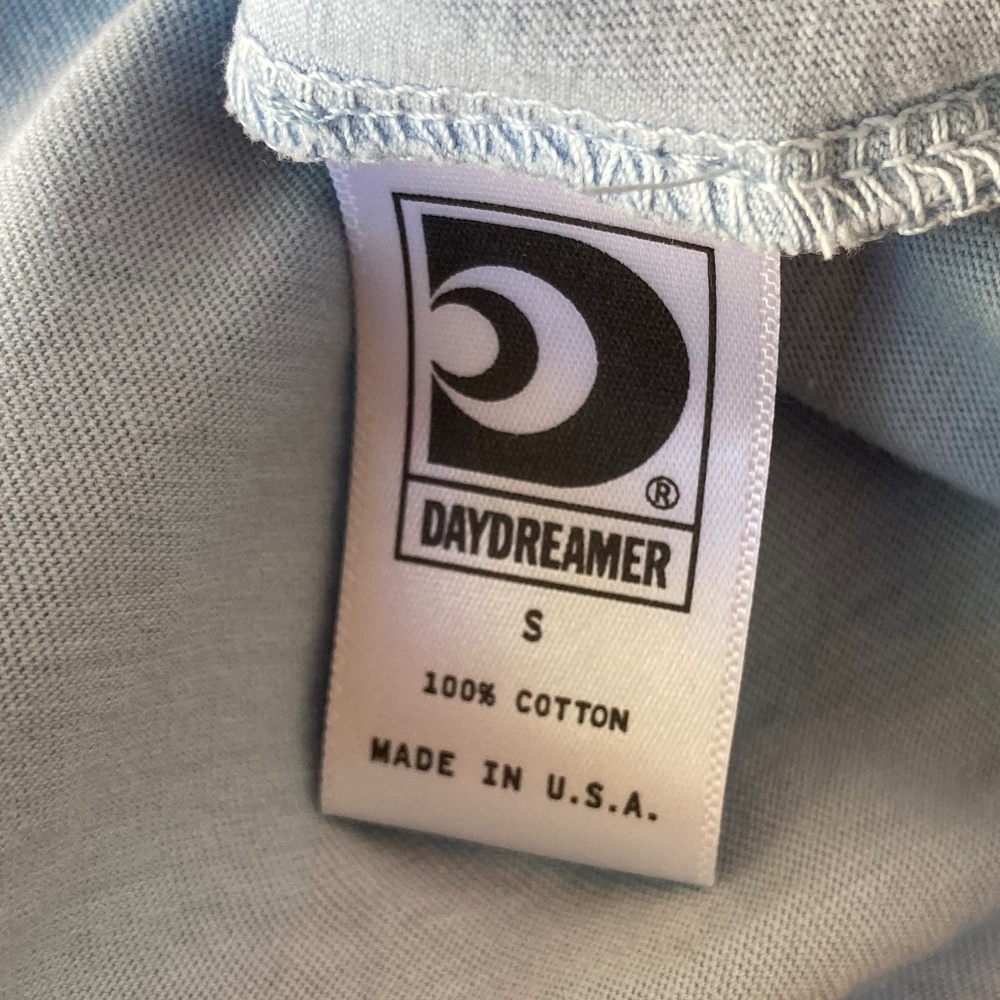 Daydreamer Cin Cin Martini Cocktail Graphic T Shirt Light Blue Women's Small - Picture 3 of 9